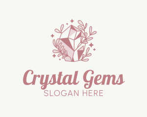 Elegant Mystical Crystal logo design