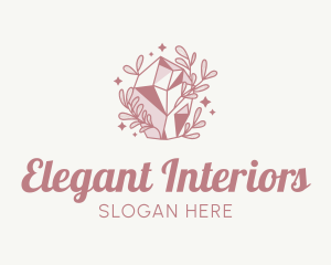 Elegant Mystical Crystal logo design