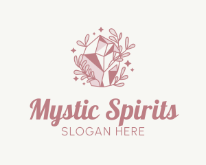 Elegant Mystical Crystal logo design