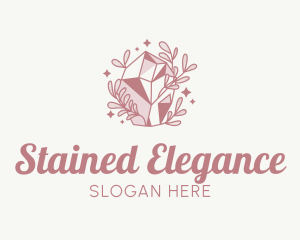 Elegant Mystical Crystal logo design