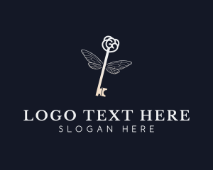 Jewelry - Luxury Key Wings logo design