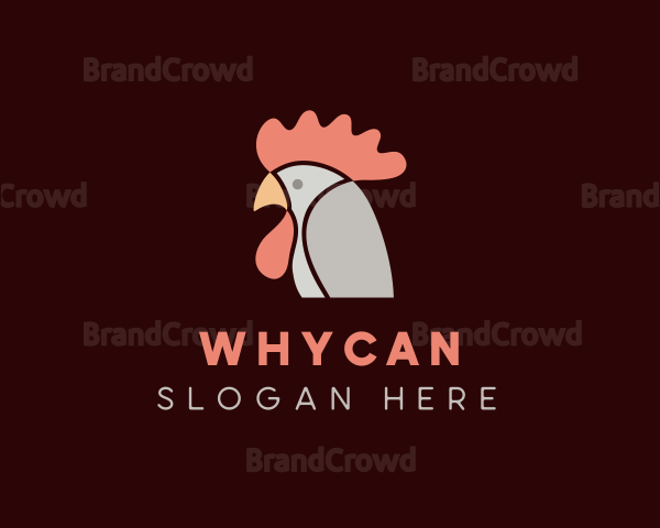 Chicken Rooster Head Logo