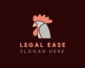 Livestock - Chicken Rooster Head logo design