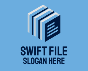 File - Book Cube logo design