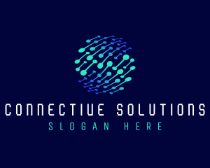 Network - Technology Cyber Network logo design