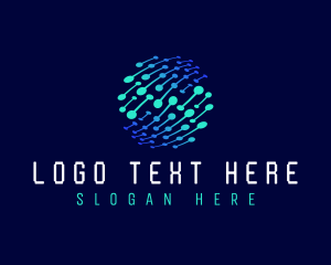 Web - Technology Cyber Network logo design