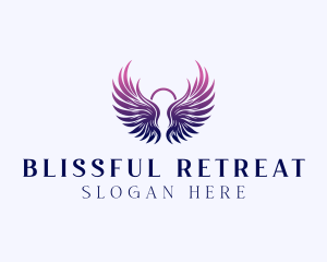 Angel Halo Retreat logo design