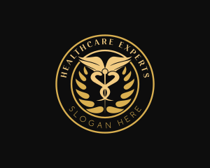  Caduceus Health Hospital logo design