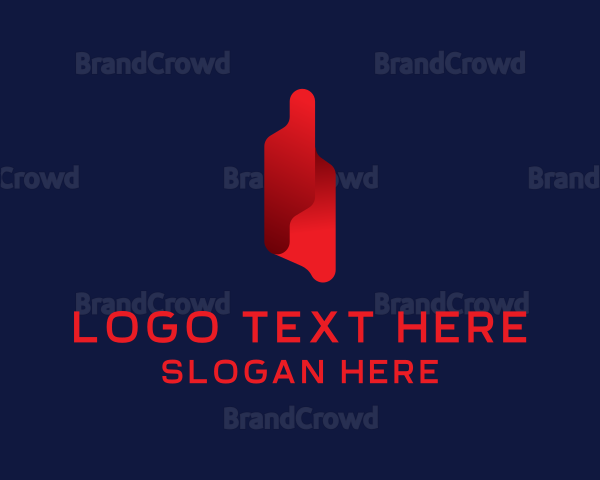 Abstract Red Gaming Company Logo