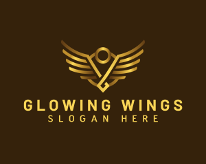 Holy Wings Halo logo design