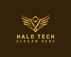 Holy Wings Halo logo design