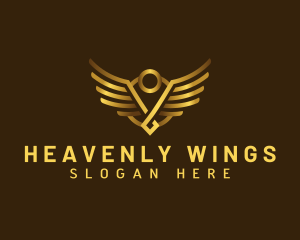 Holy Wings Halo logo design