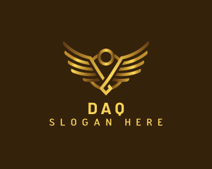 Aviation - Holy Wings Halo logo design