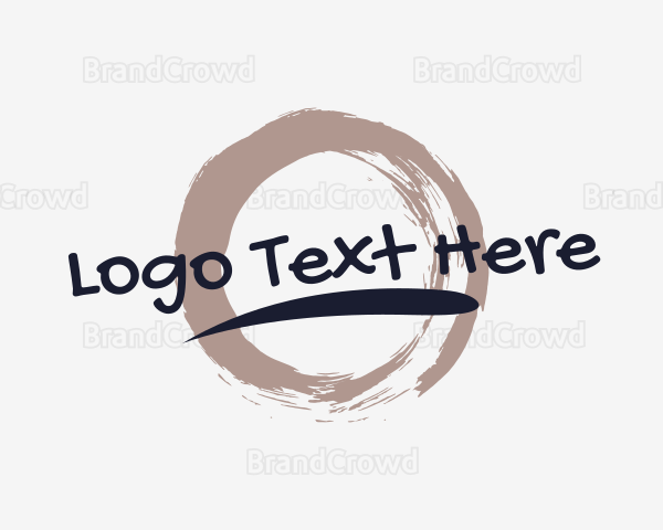 Grungy Brush Business Logo