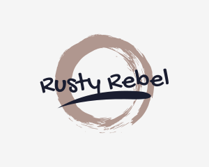 Grungy Brush Business logo design