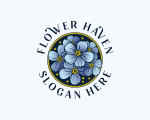 Alaska Botanical Flower logo design