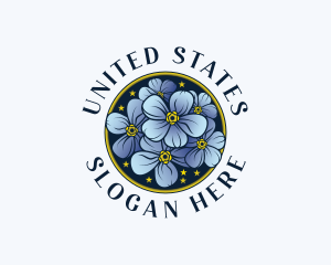 Alaska Botanical Flower logo design