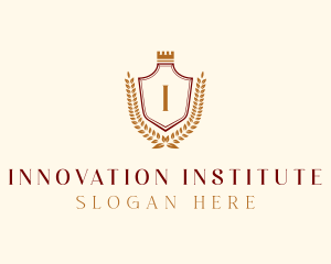 Institute - Crown Shield Institute logo design