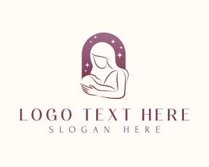 Infant - Mom Baby Parenting logo design