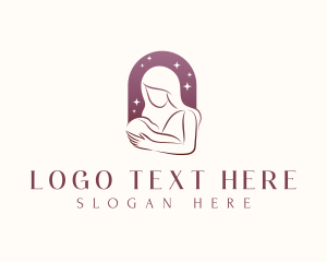 Fertility - Mom Baby Parenting logo design