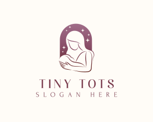 Mom Baby Parenting logo design