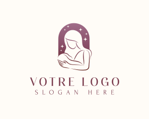 Childcare - Mom Baby Parenting logo design