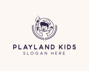 Preschool Daycare Education logo design