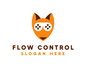 Game Controller Fox logo design