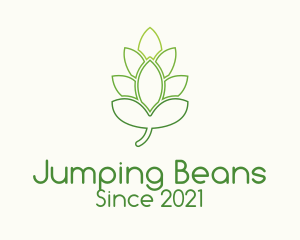 Grain Hops Plant  logo design