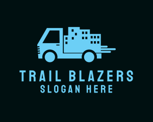 City Truck Delivery logo design