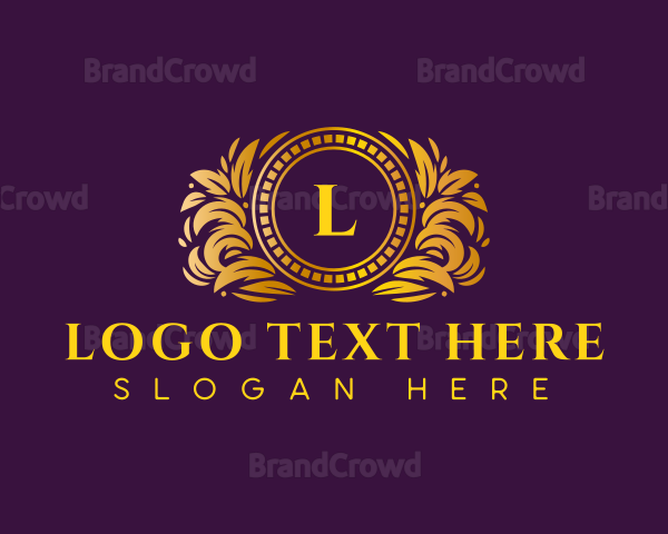 Luxury Ornamental Wreath Logo