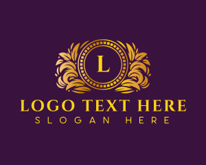 Luxury Ornamental Wreath Logo