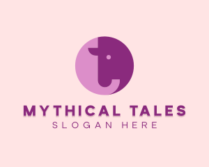 Mythical Unicorn Avatar logo design