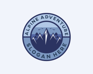 Mountain Adventure Trekking  logo design