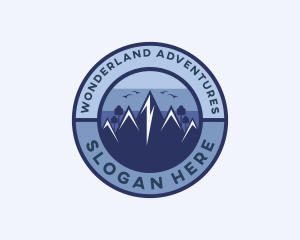 Mountain Adventure Trekking  logo design