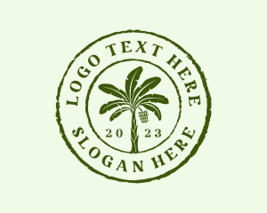 Sustainability - Natural Banana Tree logo design
