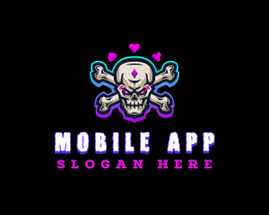 Monster - Skull Casino Gaming logo design