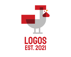 Pet - Pixel Rooster Poultry logo design