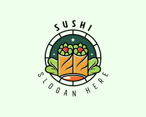 Culinary Sushi Dining logo design