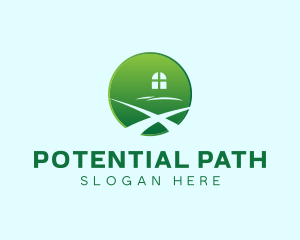 Window Path Real Estate logo design