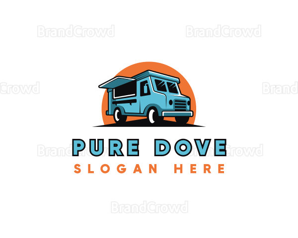 Food Truck Vehicle Logo