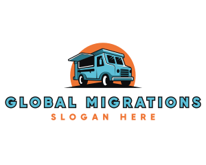 Food Truck Vehicle Logo