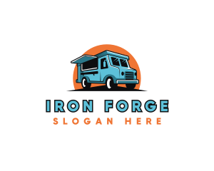 Food Truck Vehicle Logo