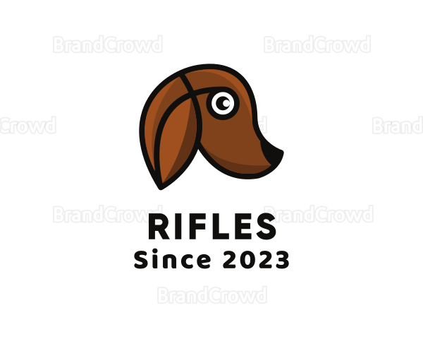 Modern Dog Pet Logo
