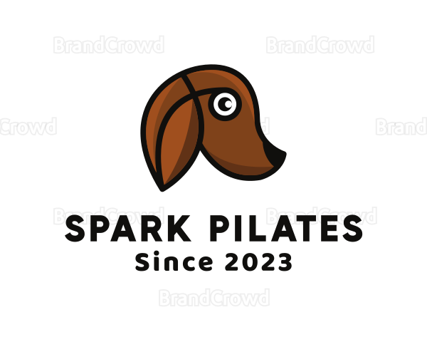 Modern Dog Pet Logo