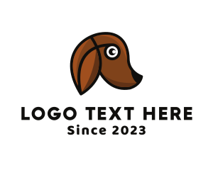 Modern Dog Pet logo design