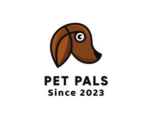 Modern Dog Pet logo design