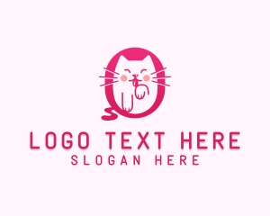 Kitten - Animal Cat Pet logo design