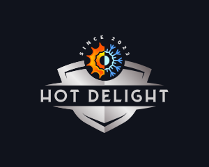 Hot Cold Ventilation logo design