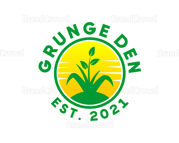 Grass Nature Plant Logo